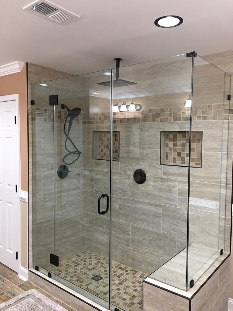 bathroom standing shower
